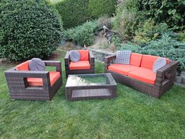 Denova Rattan Gartenlounge Set