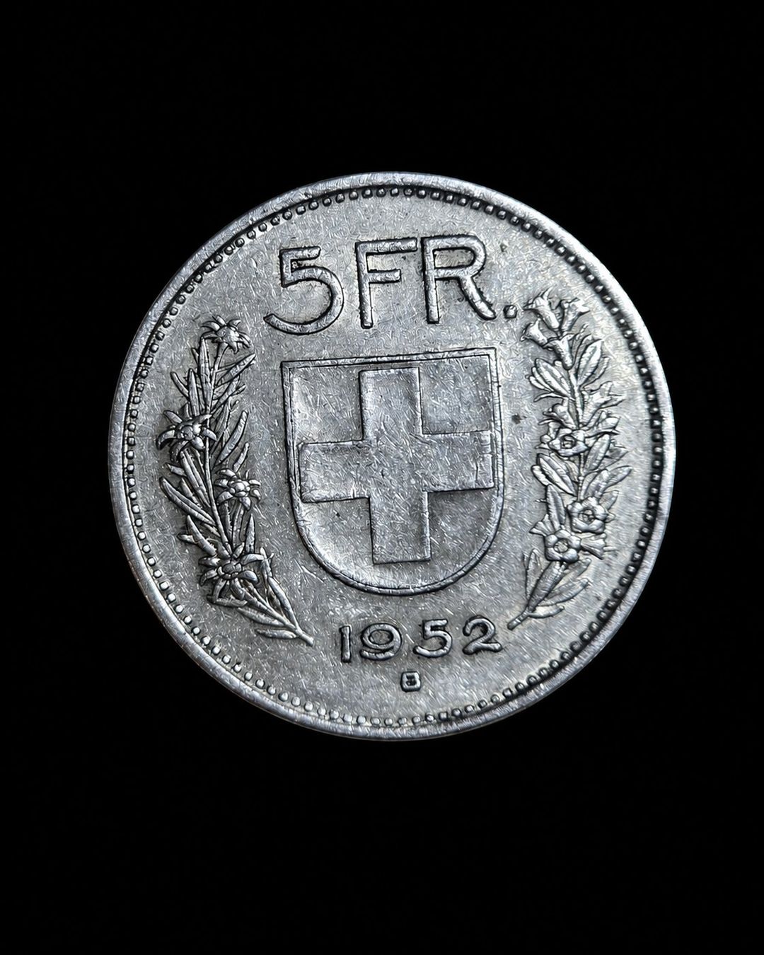 Tutti le monete: Topstück 5 Franken 1952 – Usato da Aarwangen venduto da you_jrw8