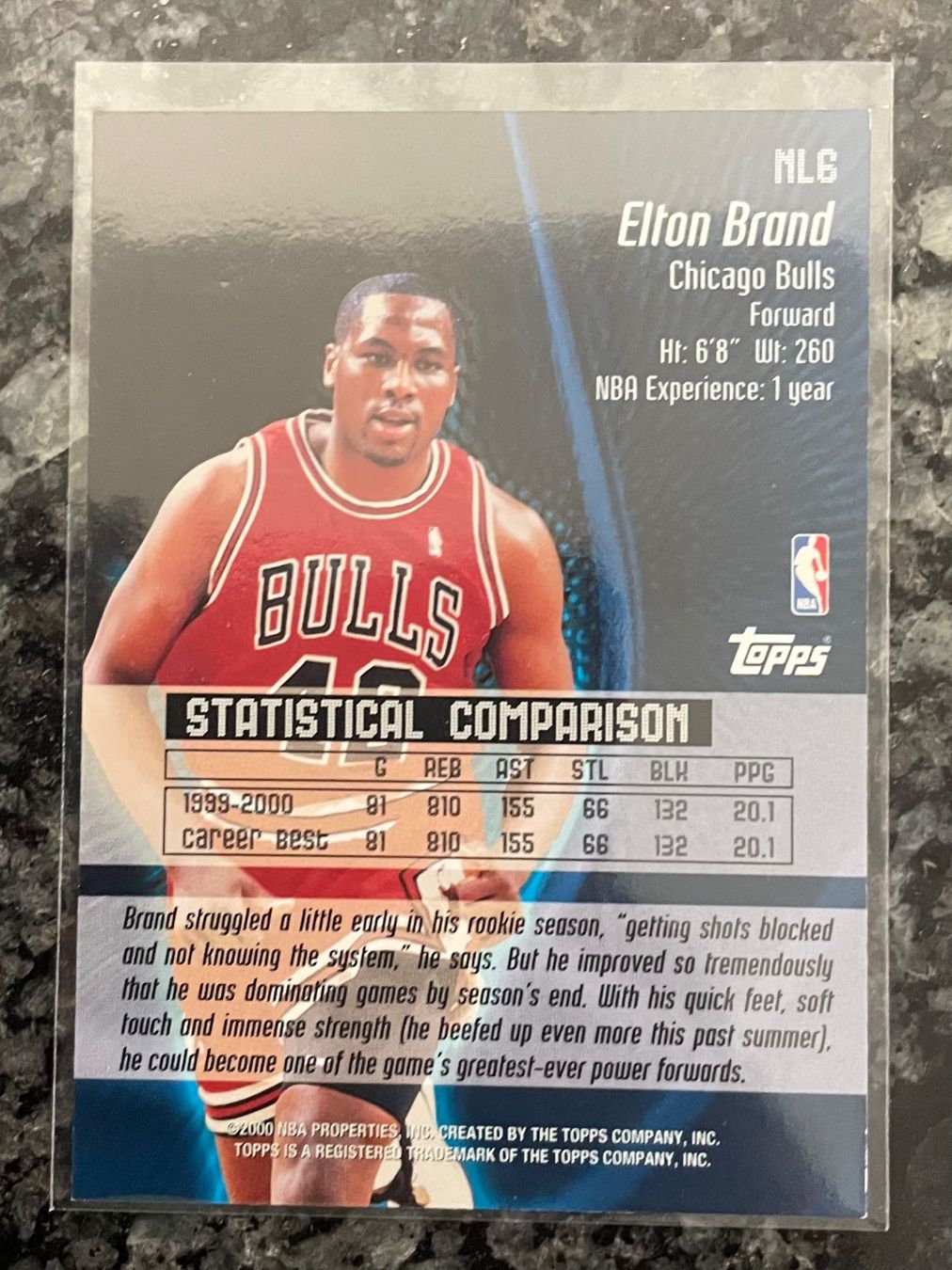 Nba Carte collezionabili: NBA Elton Brand No Limit Card – Nuovo (secondo la descrizione) da Muttenz venduto da joba23 1