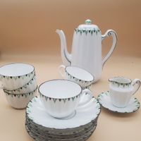 Service café Art Déco R.S. Tillowitz Silesia - 15 pièces