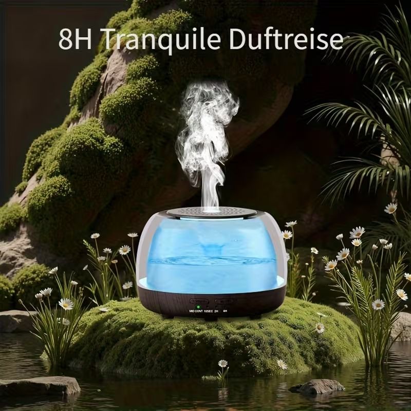 Diffusori di oli essenziali: COOLUCK Aroma-Diffusor & Luftbefeuchter – 300 ml inc. 4 Düft – Nuovo e nell'imballaggio originale da stans venduto da Kapferdesign 6