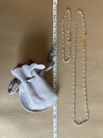 Collier et bracelet perles d’eau et verre taillé