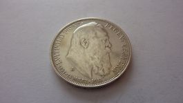 Silbermünze aus Bayern : 3 Mark 90 J. Luitpold 1911 ,vorz.