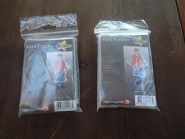 Poncho en platique pour enfant jusqu'à 10 ans - 2 pces