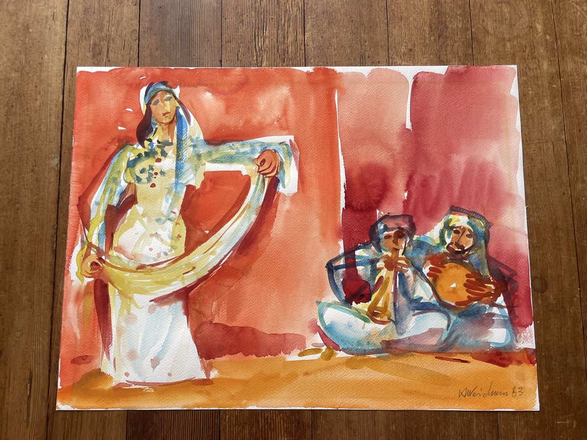 Tableaux: Hans Weidmann Aquarell – D'occasion à Frenkendorf par lau_8fff