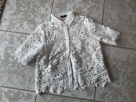 Spitzen Bluse MAX 38 1 x getragen 