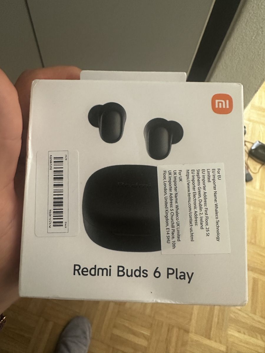 Xiaomi Cuffie: Xiaomi Redmi Buds 6 Play Black New Sealed – Nuovo e nell'imballaggio originale da Fribourg venduto da vit_55cn