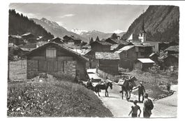 Blatten ob Naters (VS) Maultierpost nach Belalp - um 1930