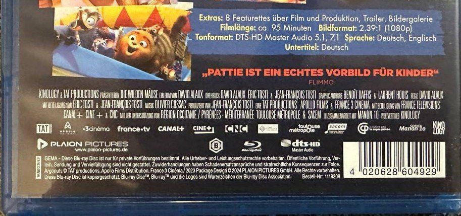 Tutti i DVDs: Die Wilden Mäuse Blu-ray – Usato da Beringen venduto da Mantafisch1 2