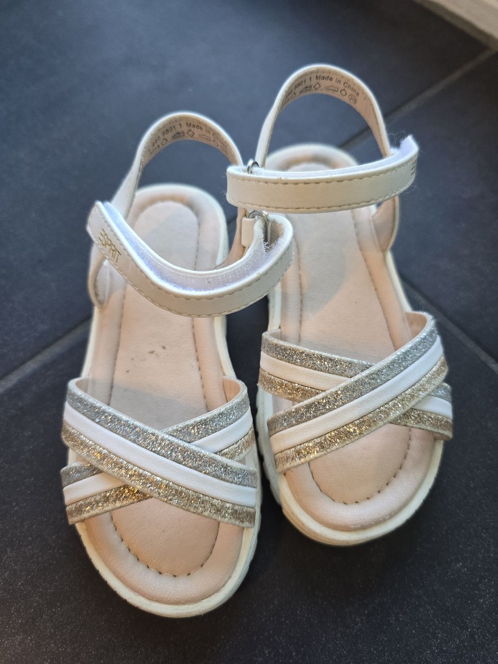 Esprit Scarpe per ragazze: Esprit Sandalen, Gr. 26, Mädchen, Glitzer – Usato da Unterentfelden venduto da Panda-87