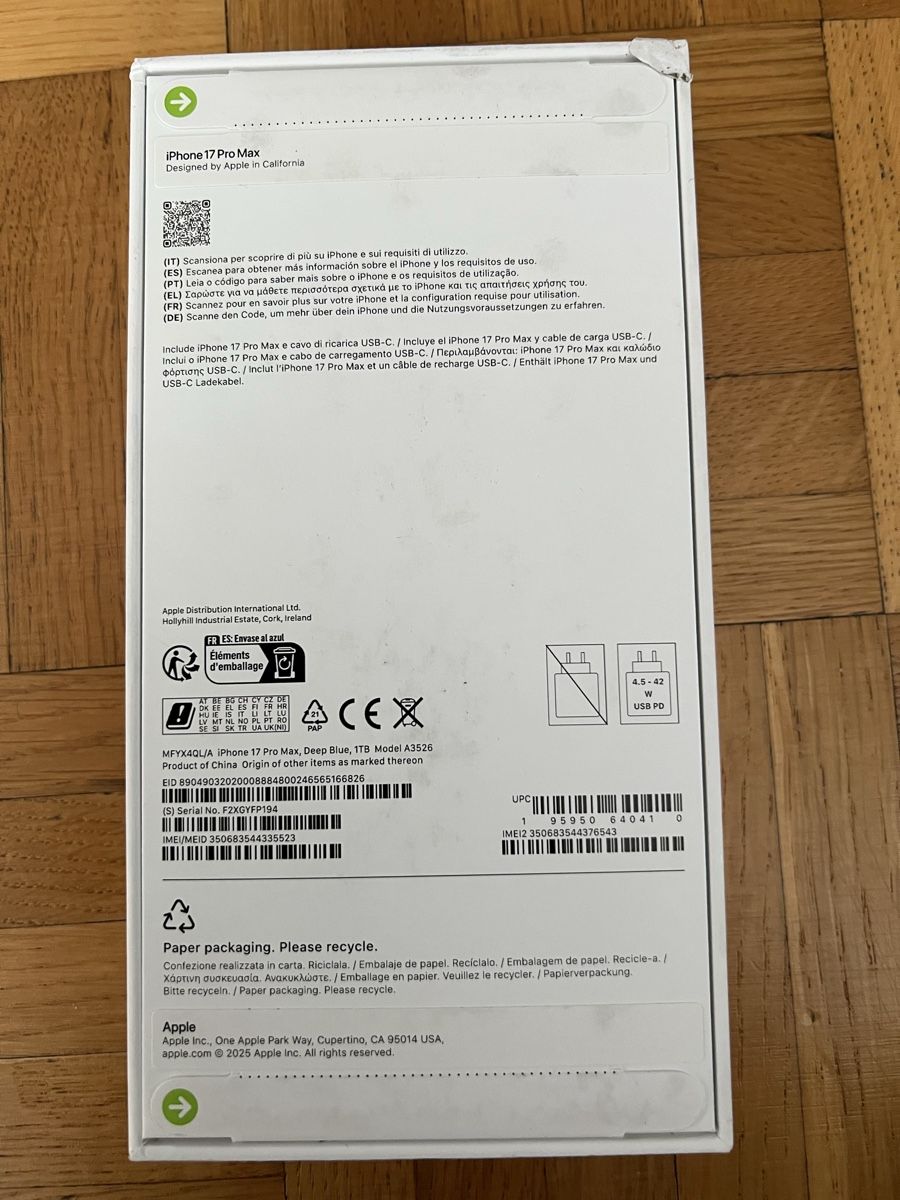 Apple Handys / Smartphones: IPHONE 17 Max – Neu und originalverpackt aus St. Gallen von sanktgallen01 4