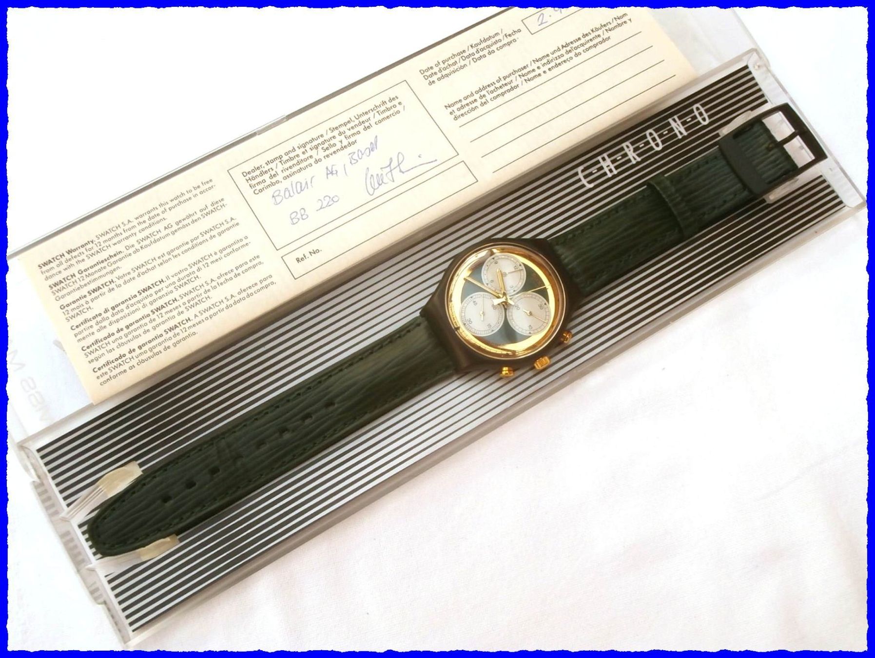 Swatch Orologi: SWATCH Chrono "ROLLERBALL" (SCB107) - NEU mit Box – Nuovo e nell'imballaggio originale da Worblaufen venduto da Re_mo81 7