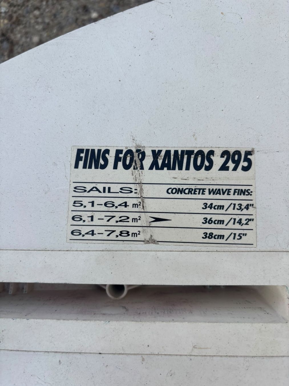 Surfboards & Schwimmbrette: F2 XANTOS 295 Windsurfboard – Gebraucht aus Perlen von Schaf09 2