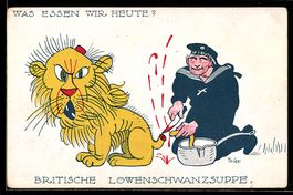 Walter Trier: Britische Löwenschwanzsup