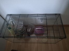 Hamsterkäfig mit Zubehör
