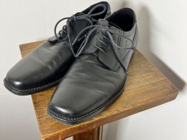 Chaussures homme Sioux cuir noir pointure 42.5 état neuf