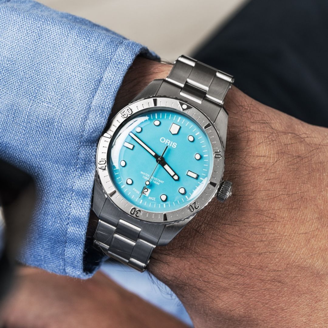 Oris Orologi: Oris Diver's Sixty-Five Turquoise, 38mm, Full-Set – Nuovo (secondo la descrizione) da Zwingen venduto da SA-122279 2
