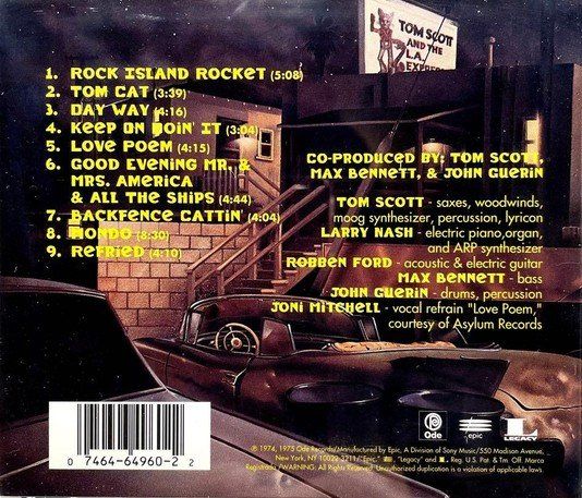 CD: Tom Scott & L.A. Express - TOM CAT (1974) – Usato da Sils im Domleschg venduto da Mattangs 1