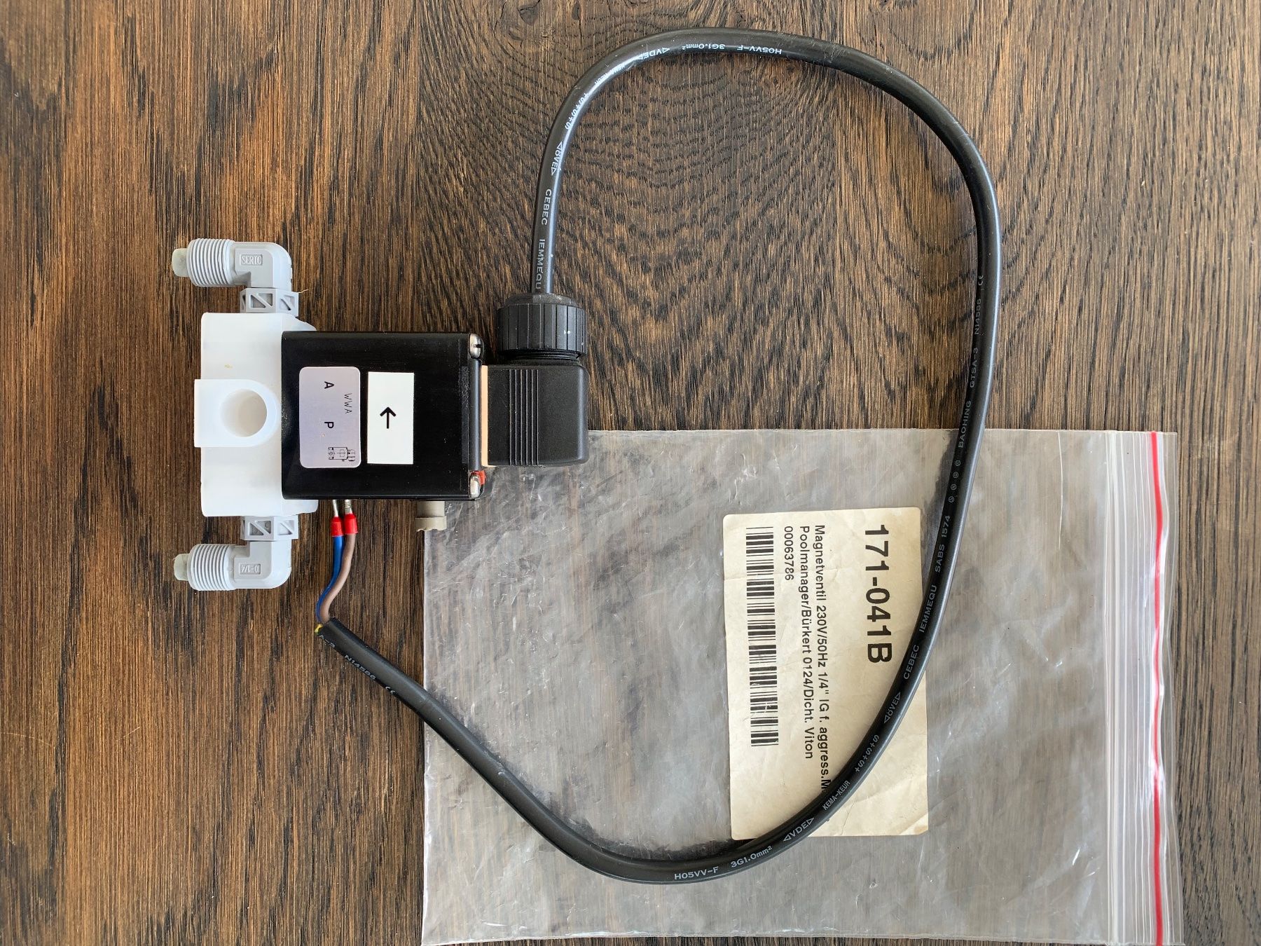 Componenti elettronici: Bürkert Magnetventil 63786 – Usato da Weesen venduto da Elmax1 2