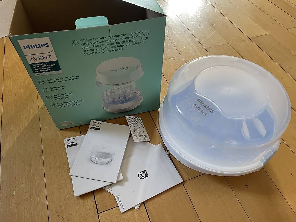 Pasti del neonato: Philips Avent Mikrowellen Sterilisator – Usato da Buch b. Frauenfeld venduto da lad_dd7w