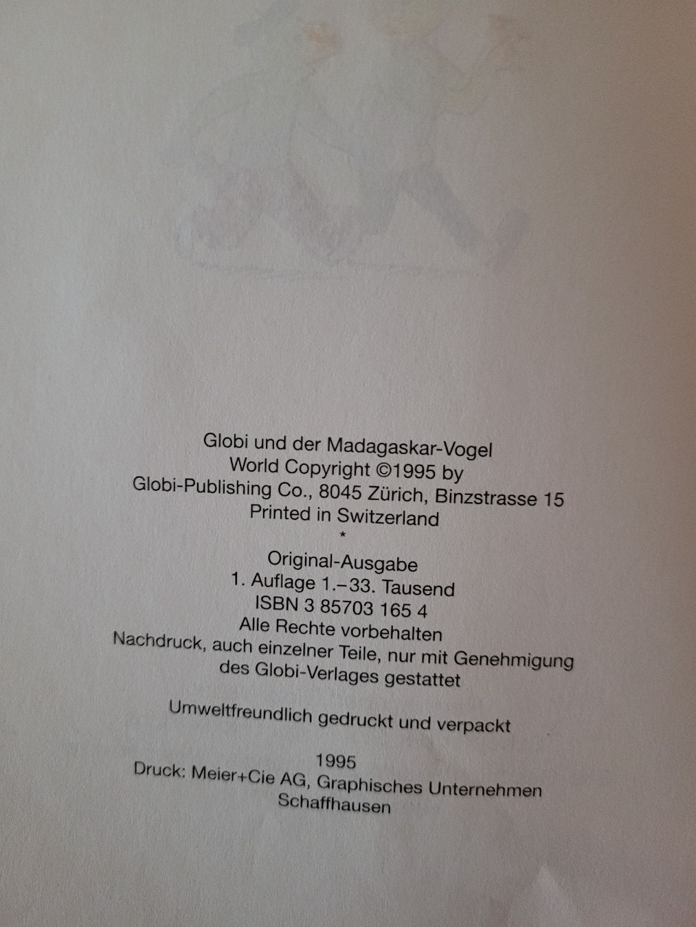 Libri: Globi und der Madagaskar-Vogel, 1995 – Usato da Perlen venduto da Safari_23 1
