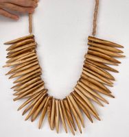 grosse alte Kette Schmuck Halskette der Luba Kongo Afrika
