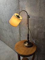 Antike Messing Tischlampe, verstellbar, Top Zustand!