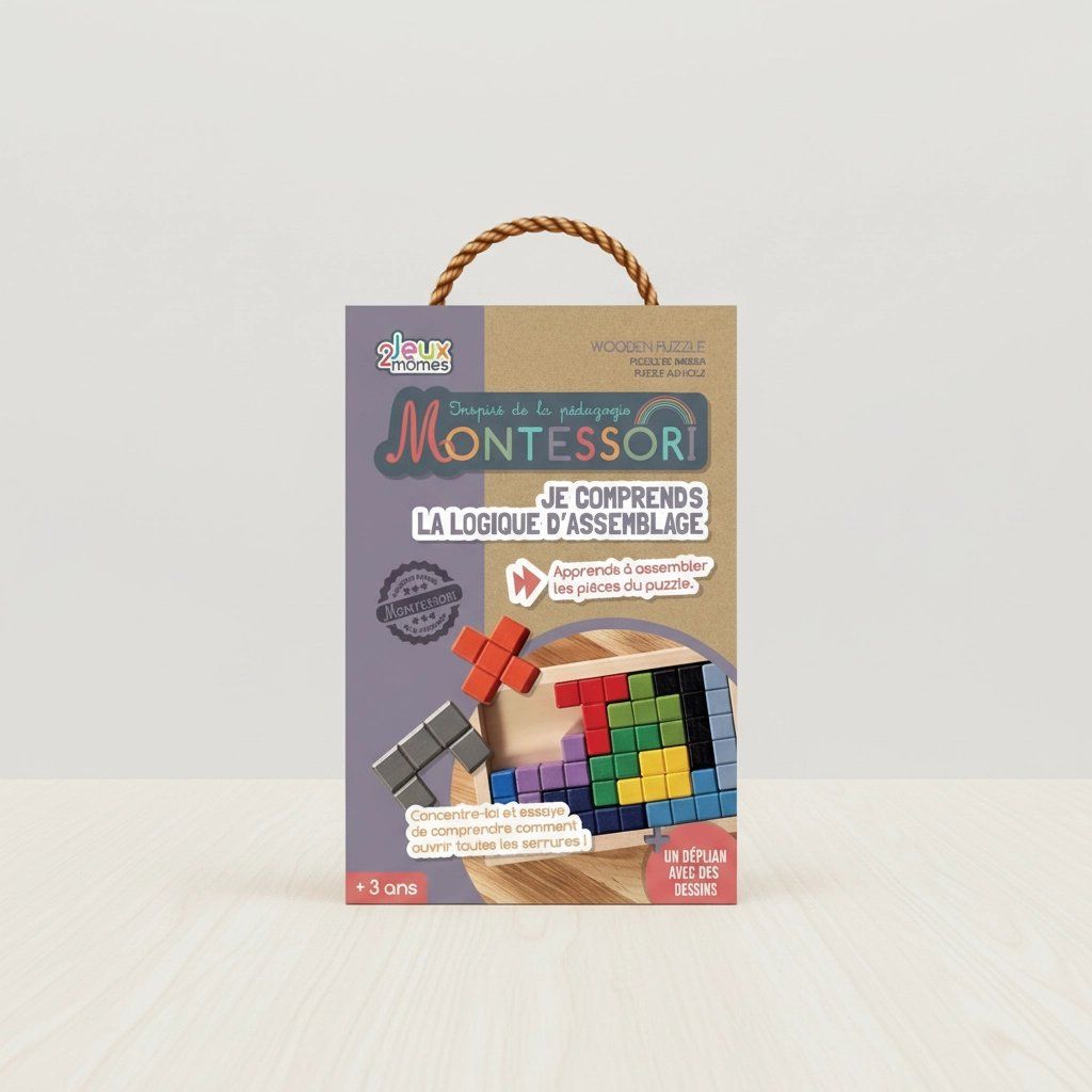 Giochi: MONTESSORI - PUZZLE EN BOIS MULTI FORME / NEUF – Nuovo e nell'imballaggio originale da Meyrin venduto da ChiaraMania 4