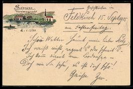 Handgemalt: Friedrichshafen, Vorderansic