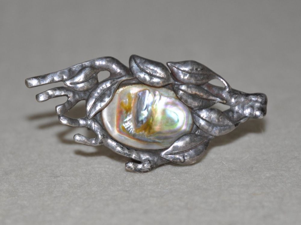 Gaudi-Brosche Silber 'd'Chefin' Von Woidladinger - Lustiges Geschenk Für Jede Chefin