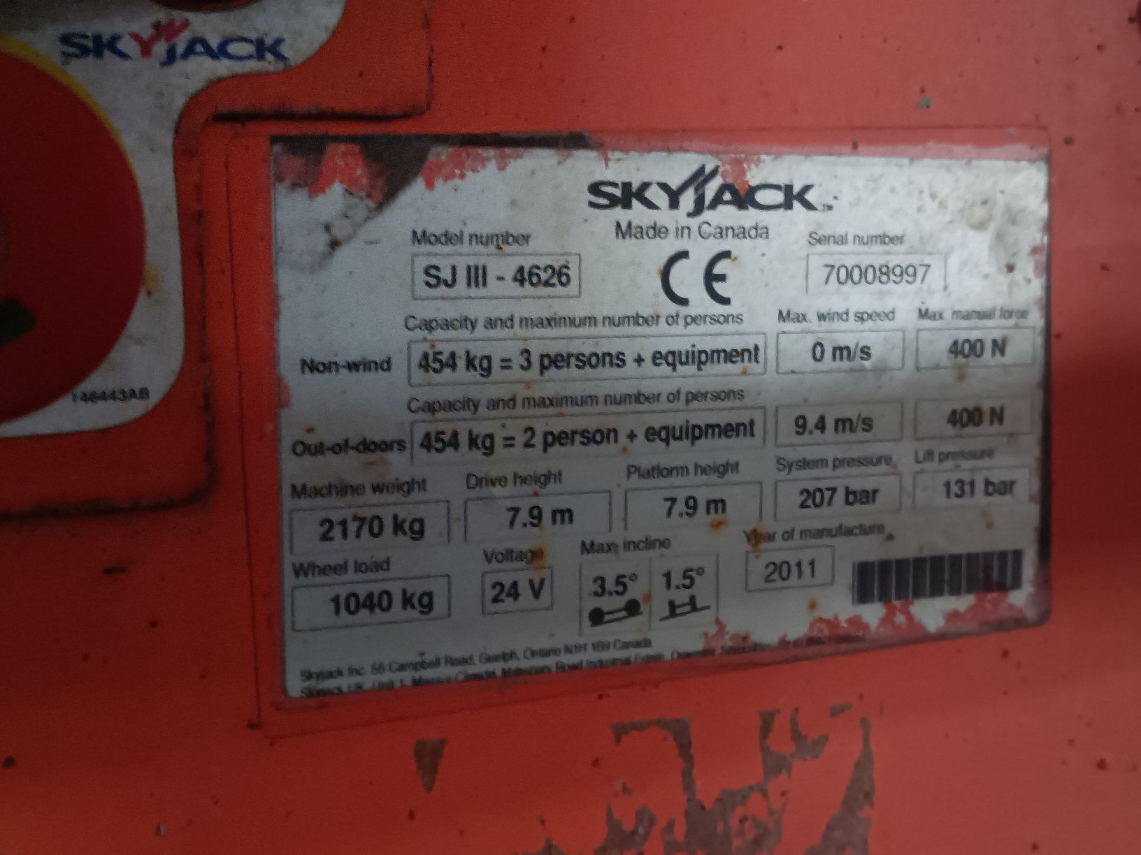 Piattaforme elevatrici & Crick: Arbeitsscherrenbühne – Usato da Arnegg venduto da Funny05 4