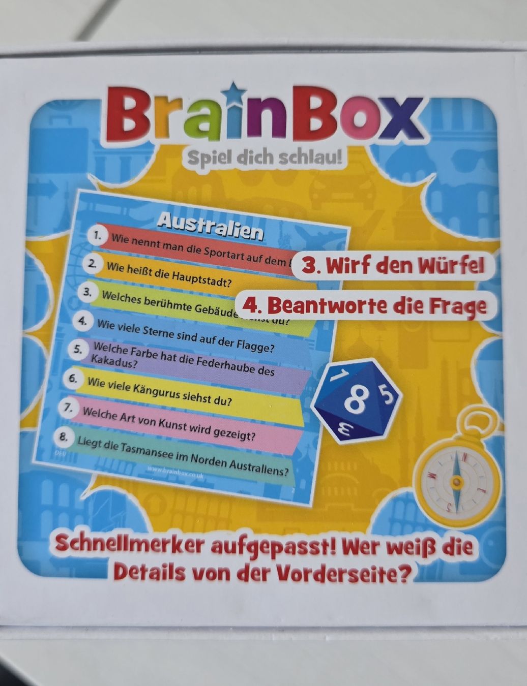 Giochi: Spiel Brain Box Rund um die Welt – Nuovo (secondo la descrizione) da Spreitenbach venduto da nicsusi01 2