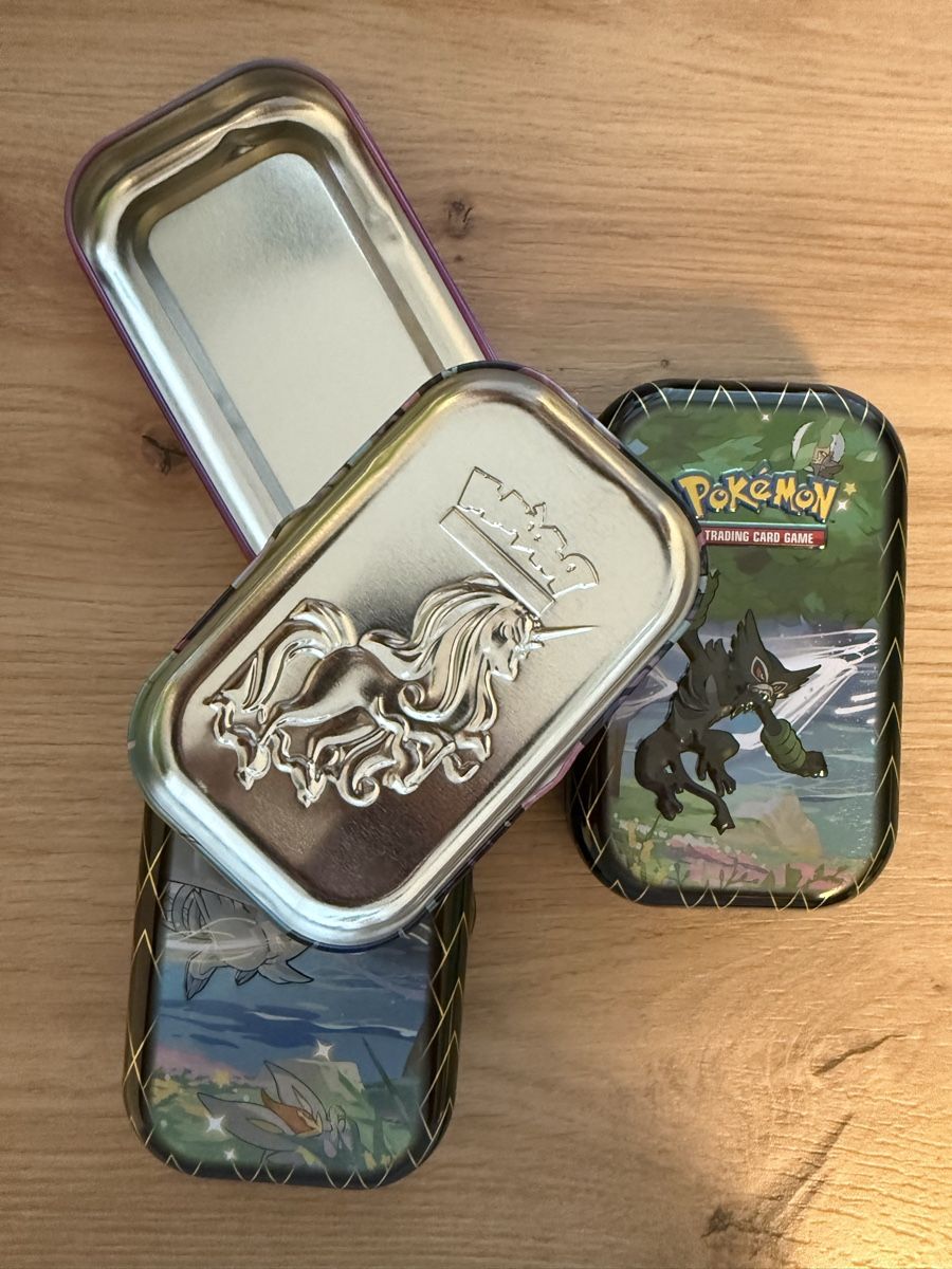 Pokémon Cartes à collectionner: 3 LEERE Pokemon Mini Tins – Neuf (Voir description) à Emmenbrücke par luk_tp67 1