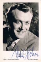 Claus Holm 1918-96 Autogramm signiert Vintage Foto 9x14cm