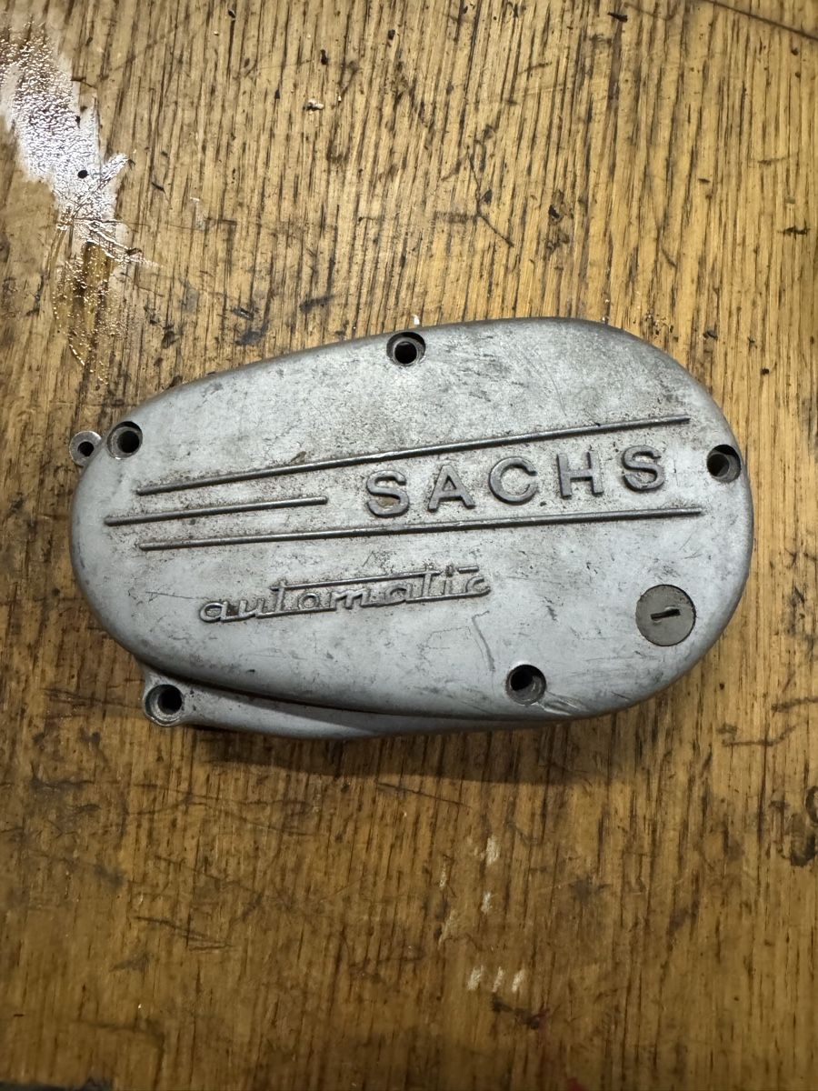 Sachs Mofa-Ersatzteile: Getriebedeckel Automatic silber NOS | Sachs 503 ABL, AB – Gebraucht aus Büren an der Aare von erk_sdp8