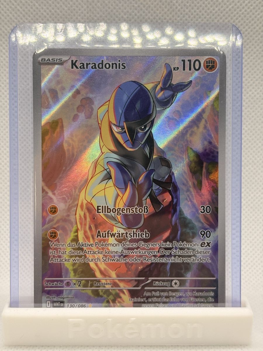 Pokémon Carte collezionabili: Karadonis - WHT DE - 130/086 – Nuovo e nell'imballaggio originale da Inwil venduto da Doctor_Roll