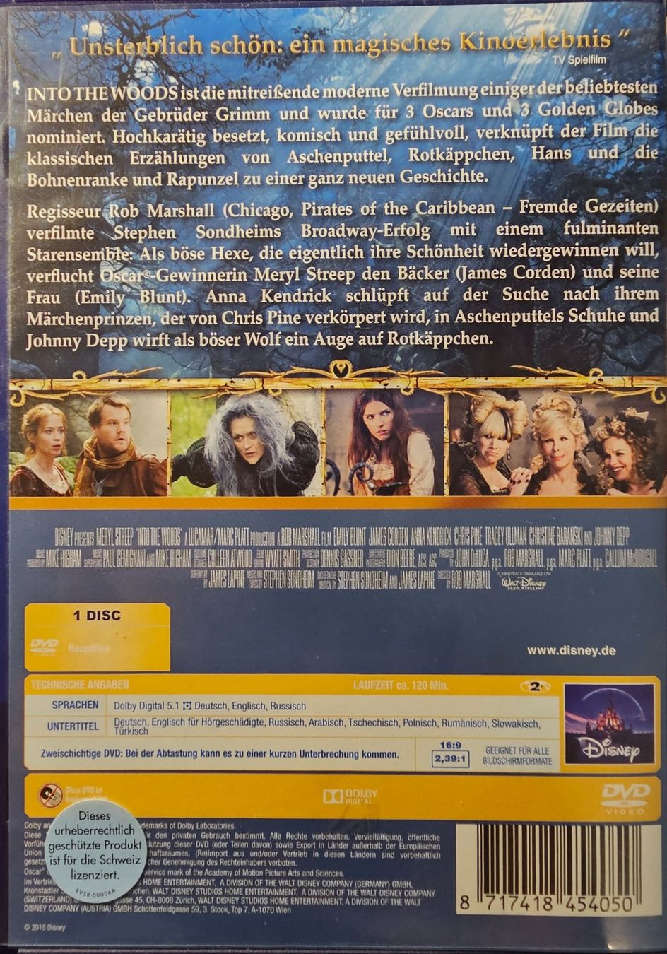 Alle DVDs: Into the woods – Gebraucht aus Wahlen b. Laufen von Cg10 1