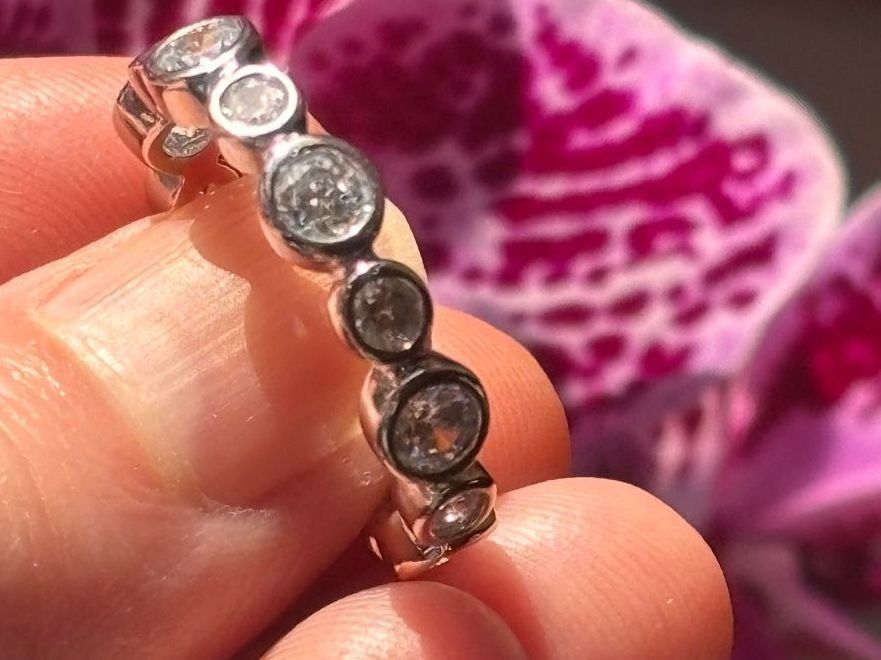 Anelli: Bague argentée zircons Ring Silber Zirkonia – Nuovo (secondo la descrizione) da Sutz venduto da Dalilea