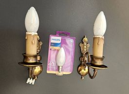 Vintage Wandlampen in Kerzenform