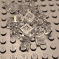 Lego 20x Platte 1x1 (3024) trans. clear