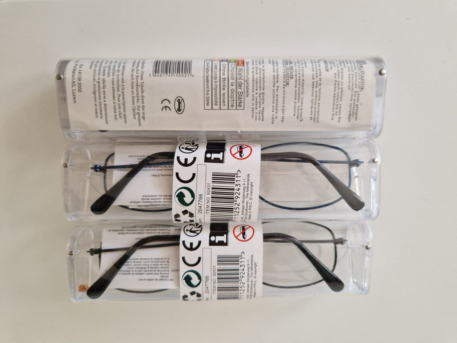 Occhiali & Lenti: 3x Lesebrille +2.00 (fabrikneu) – Nuovo (secondo la descrizione) da Uster venduto da -FPS- 3