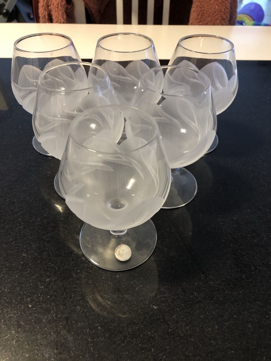 Bicchieri: 6 verres à Cognac en cristal – Nuovo (secondo la descrizione) da Delémont venduto da stella063