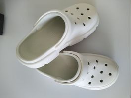 Clogs (Schuhe) Gr. 36, weiss, gepflegt