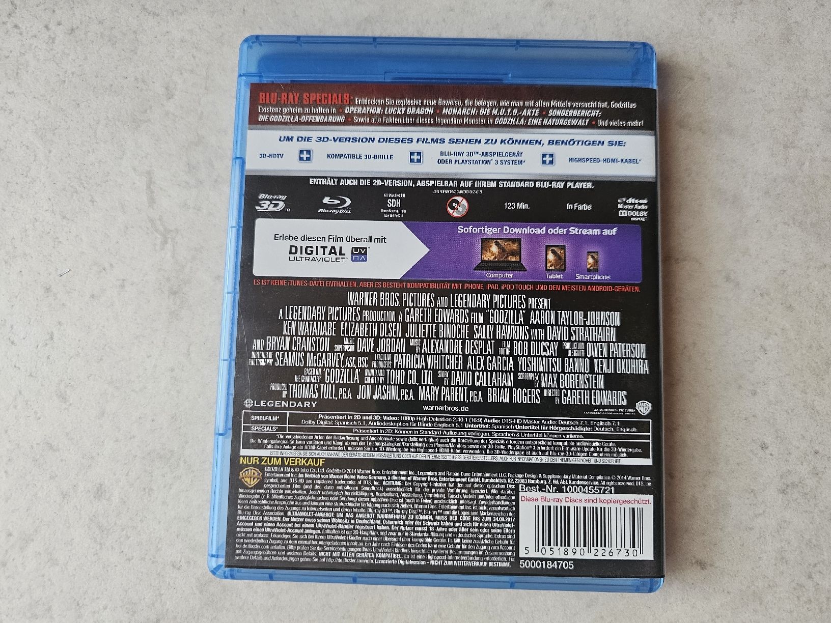 Tutti i DVDs: Godzilla  /  Bluray 3D + Bluray – Usato da Schneisingen venduto da backstore24 1