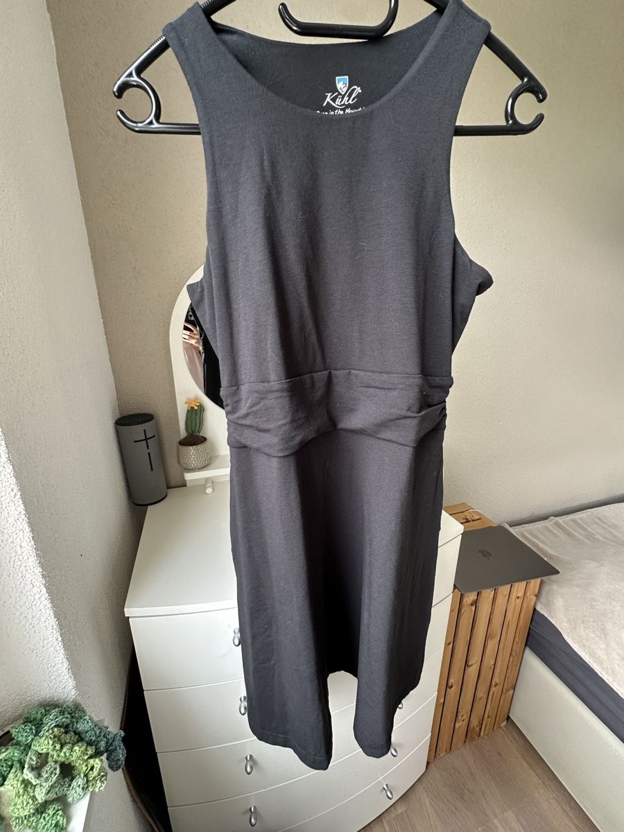 Kleider: Schwarzes Kühl Stoffkleid – Gebraucht aus Bellmund von Srisi01 3