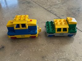 Zwei Lego Duplo Lokomotiven  (KAPUTT)