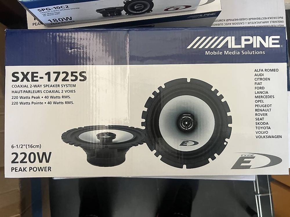 Alpine SXE 1725S Lautsprecher Set - Passend Für VW Tiguan Ab 2007