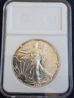 US American Silver Eagle 1987 Dollar one ounce fine silver