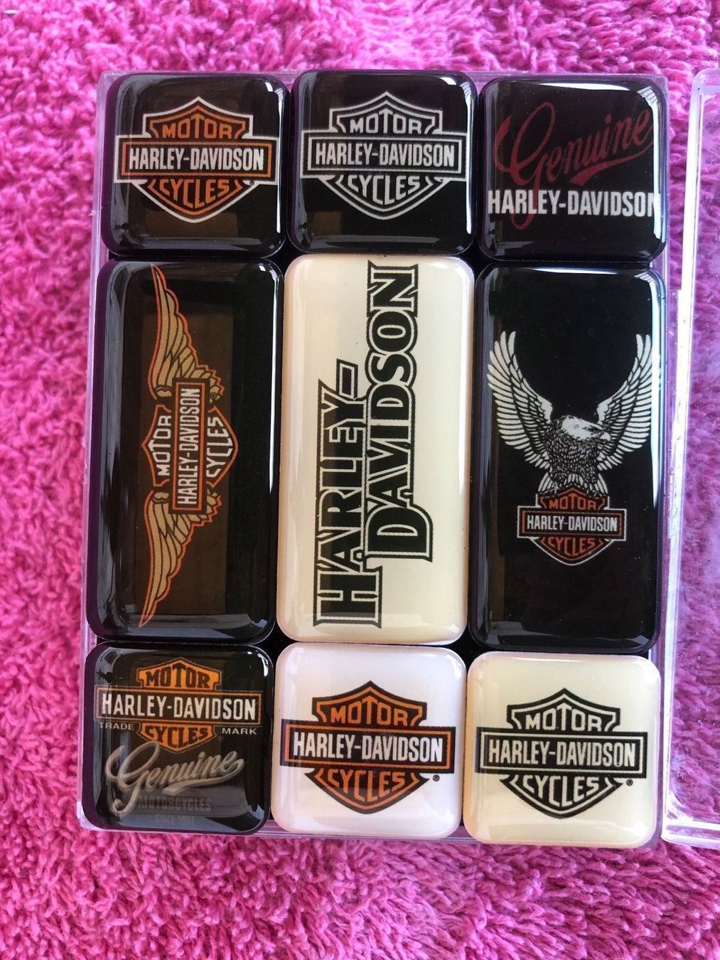 Calamite: Harley davidson magnetset – Nuovo (secondo la descrizione) da Reinach AG venduto da rares75