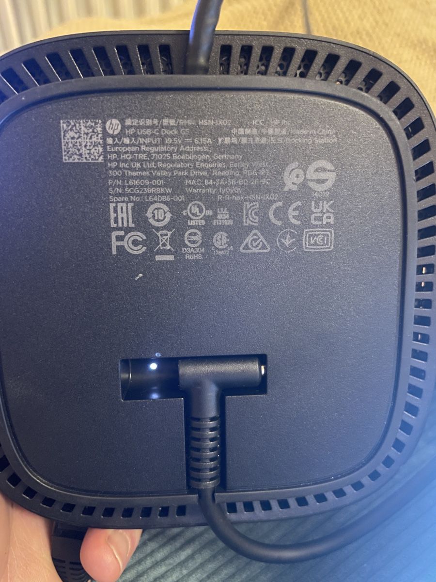 Hewlett Packard Docking station: Docking Station HP USB-C Dock G5 – D'occasion à Zürich par mas_2d95 5